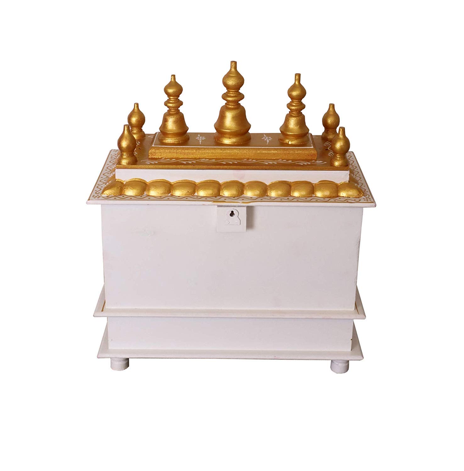 Maa Chandi Houten Tempel/Pooja Mandir/Mandapam/Thuis Tempel/Houten Tempel/Thuis Tempel/Pooja Mandir/Tempel voor Thuis/Kantoor Tempel/Navratre/Diwali Feestelijke Seizoen Geschenken en puja