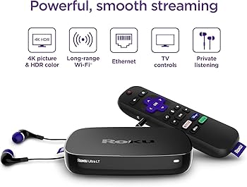 Amazon.com: Roku Ultra LT Streaming Device 4K/HDR/Dolby