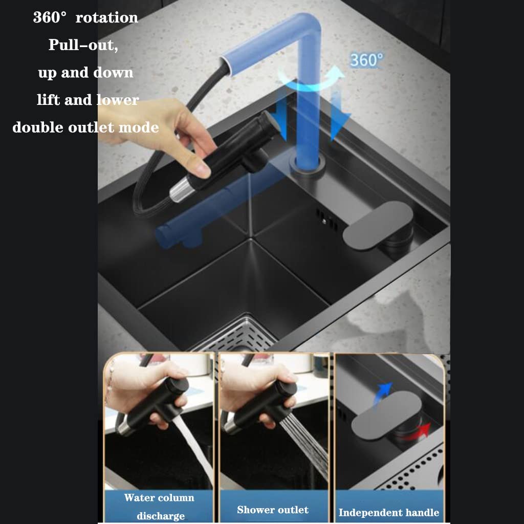 Lavello Cucina In Acciaio Inox 40x54cm - Con Coperchio E Rubinetto - Foto 5