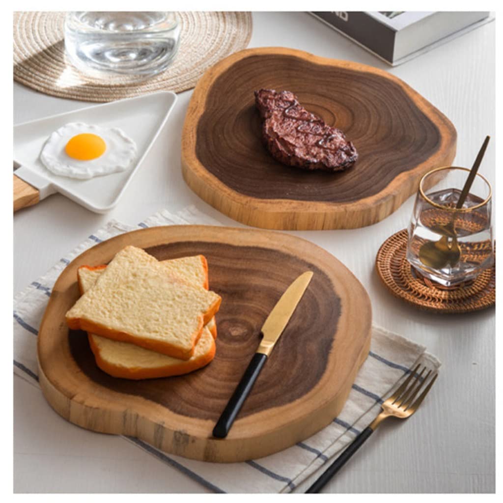Tabla de Cortar Cocina,Cocina hogar Tabla de Cortar muñón Forma Irregular Cocina Corte Fruta Plato de Postre