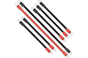 7PCS Golf Cart Battery Kit - Heavy Duty Cables and Wiring for...