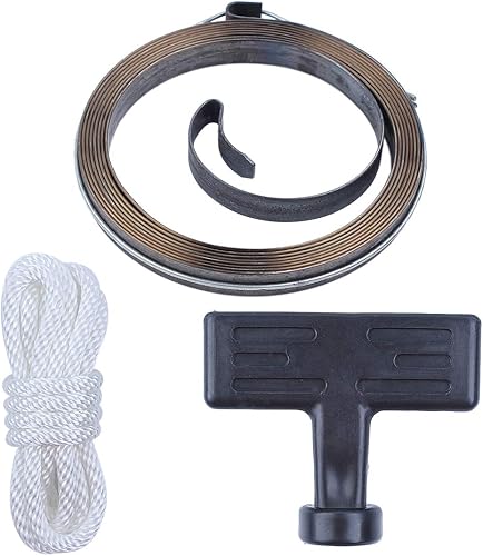HAISHINE Kit de cuerda de agarre de resorte de arranque de retroceso para Honda GX120 GX160 GX200 168F 170F 5.56.5hp motor Trimmer desbrozadora