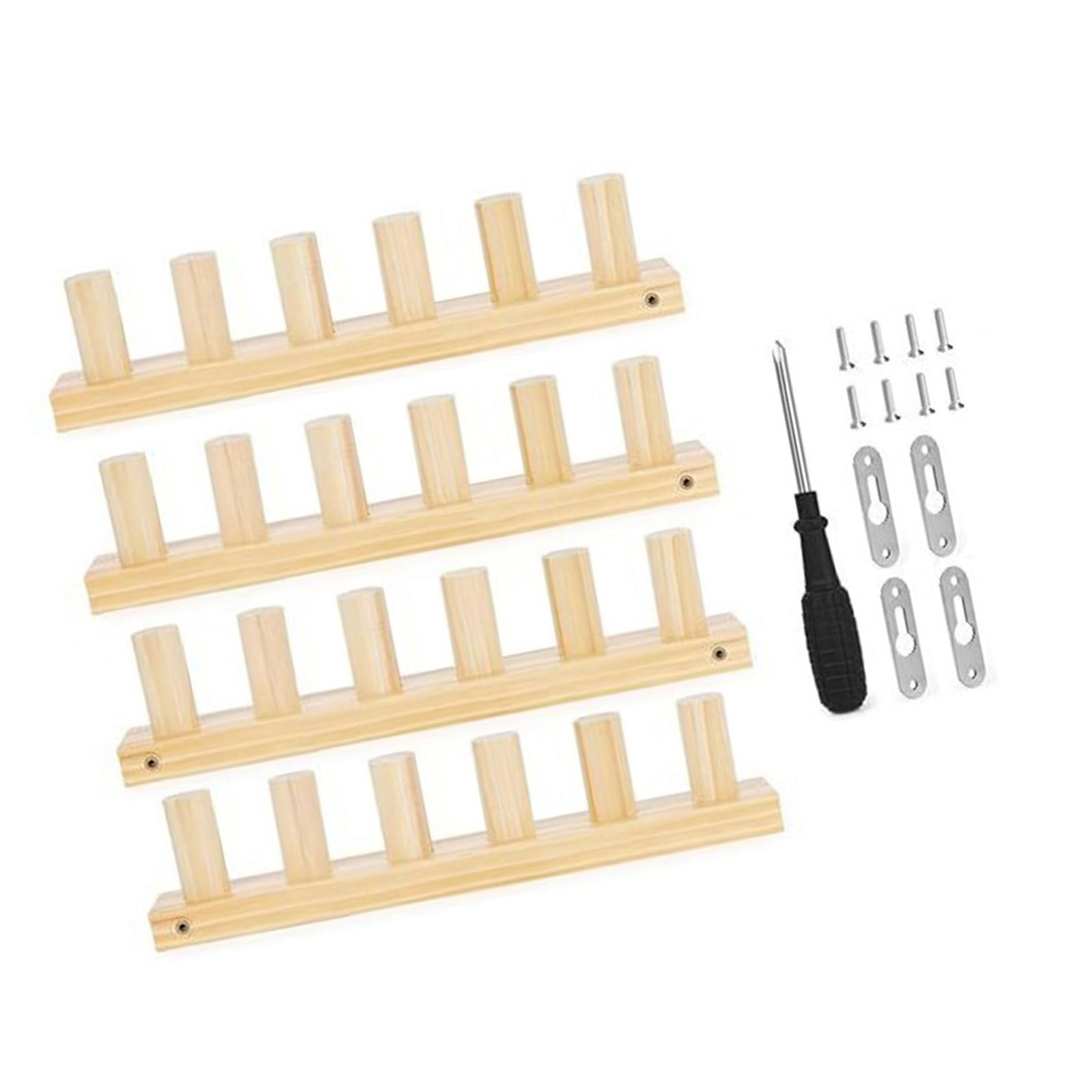 carotoe Wood Knitting Tool for Enthusiasts Beginner Weaving Blankets Sweaters Shawls Bag and Crocheting Yarn Craft Project Easy Knit Tool