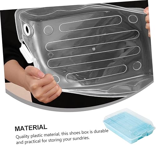 Miniatura 9 de NOLITOY 1 caja de plástico para zapatos, ropa interior de mujer, zapatos de gimnasio para botas, contenedores de zapatos, organizador de cajones de