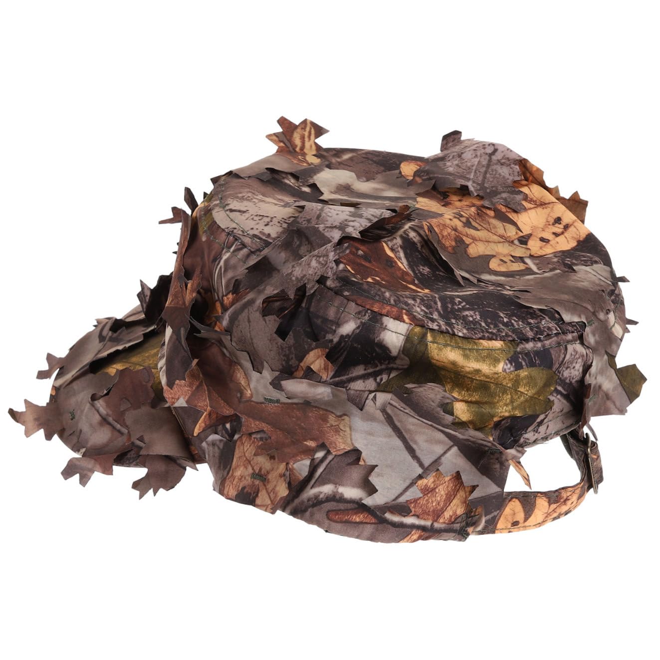 FOMIYES Cappello Camo Regolabile con Decorazione Foglia per Caccia Outdoor per Escursioni attività