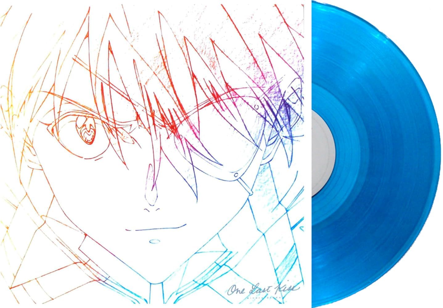 Hikaru Utada - One Last Kiss Evangelion: 3.0+1.0 Thrice Upon a Time Blue Translucent Features "Fly Me To The Moon" & "Beautiful World"