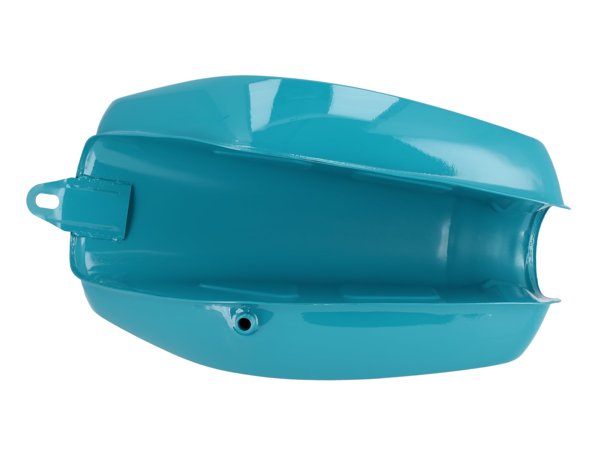 Set: Tank + Seitendeckel, Wasserblau RAL 5021 - für Simson S50, S51, S70