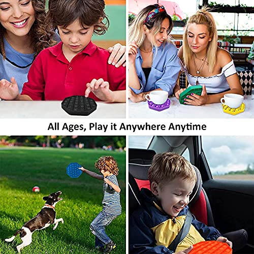 Image of Push Pop it Bubble Fidget Toy, Stress Relief and Anti-Anxiety Tools Sensory Toy for Autism to Relieve Stress for Kids and Adults(Square Orange)