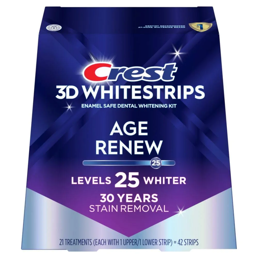 Amazon.com: Crest 3D Whitestrips Age Renew – Teeth Whitening
