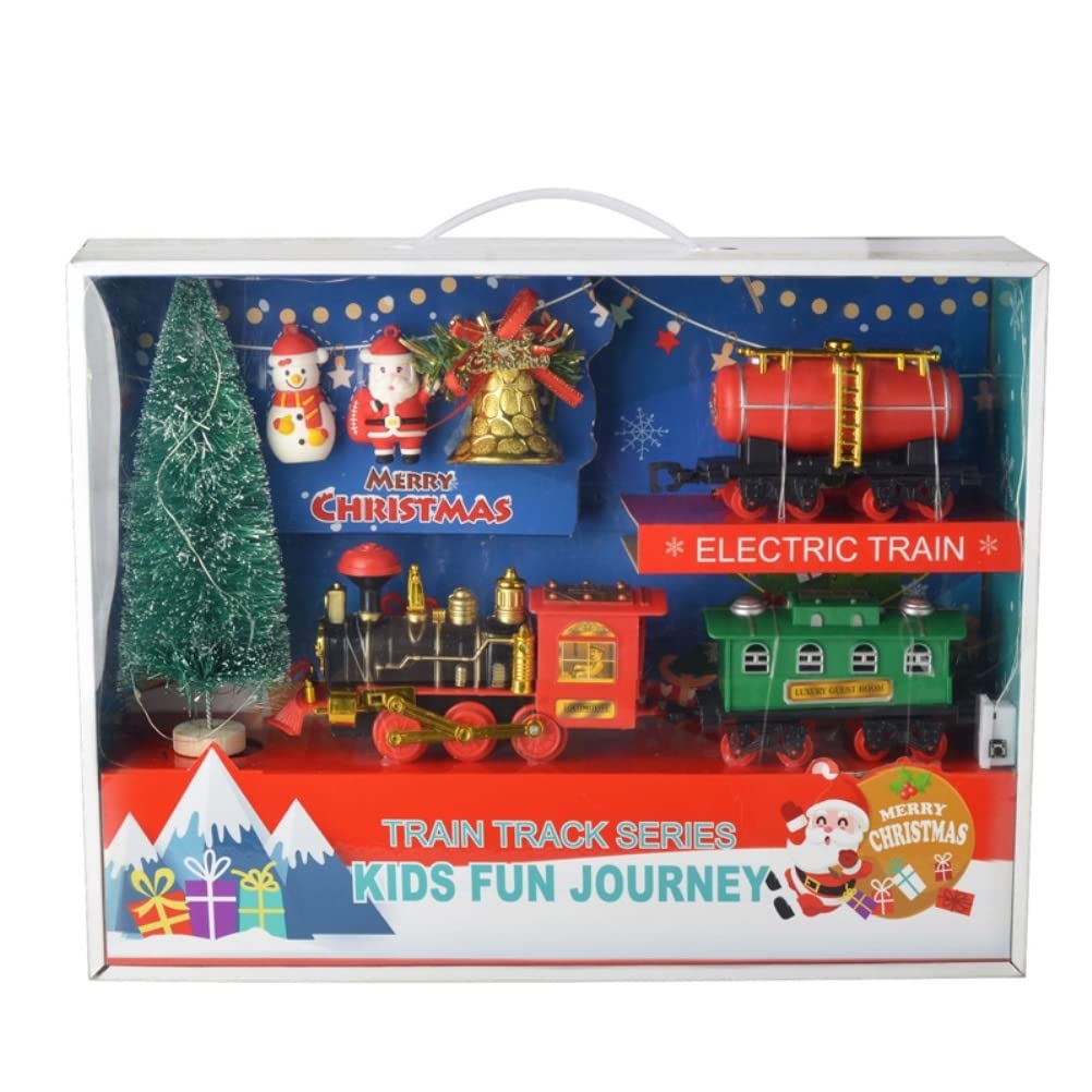 Tren Navideño con Luces, Música y Humo Realista. (como se Muestra