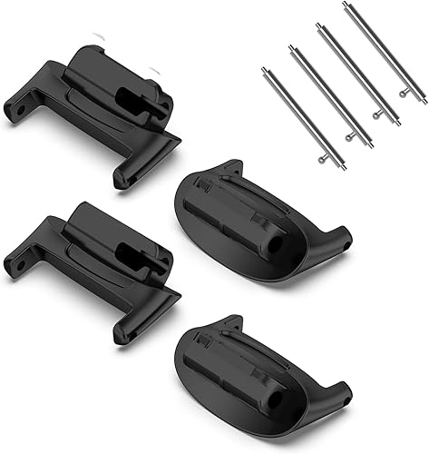 2 pares compatibles con Fitbit Inspire 3 Adaptador de conector de 0.472 pulgadas, adaptador de conexión de acero inoxidable 316 para accesorios de