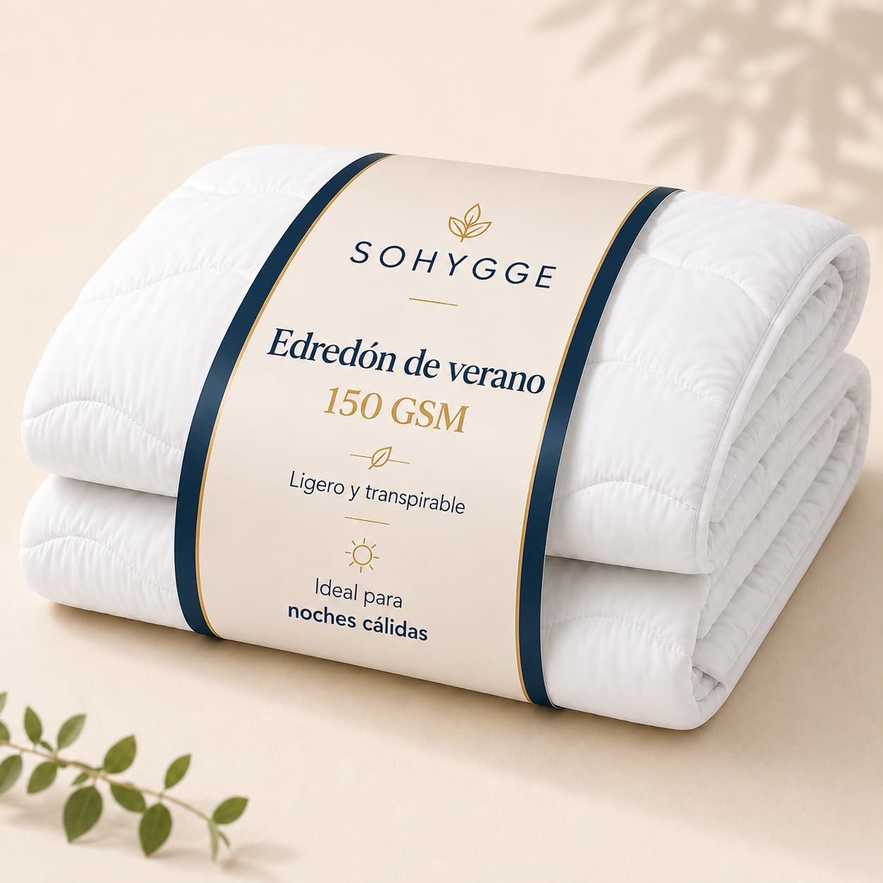 Relleno nórdico de verano para noches calurosas edredón transpirable cama 150 SOHYGGE