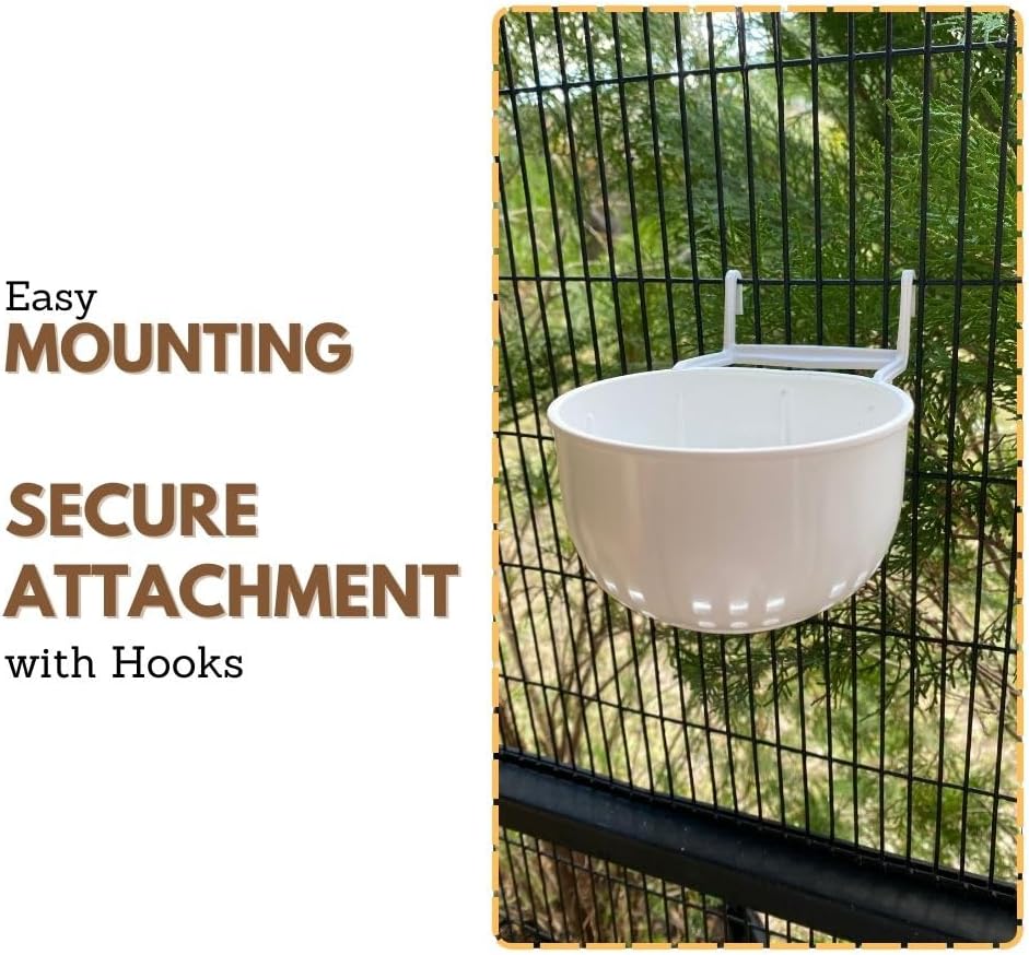 Canary Nest Plastic Hollow Hanging, 2pcs of Durable and Comfortable Bird Nesting Solution for Small Birds, Ideal for Goldfinches, Finches, and Greenfinches Breeding, Cage Accessory
