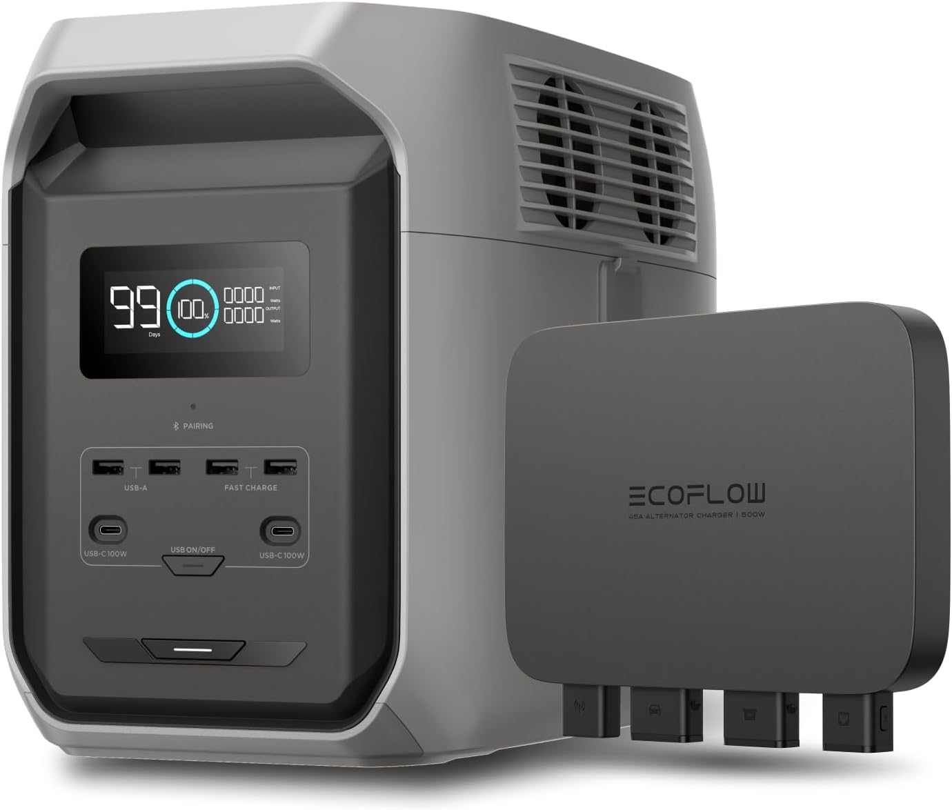 Amazon.co.jp: EcoFlow DELTA 3 1500 ポータブル電源 + 500W