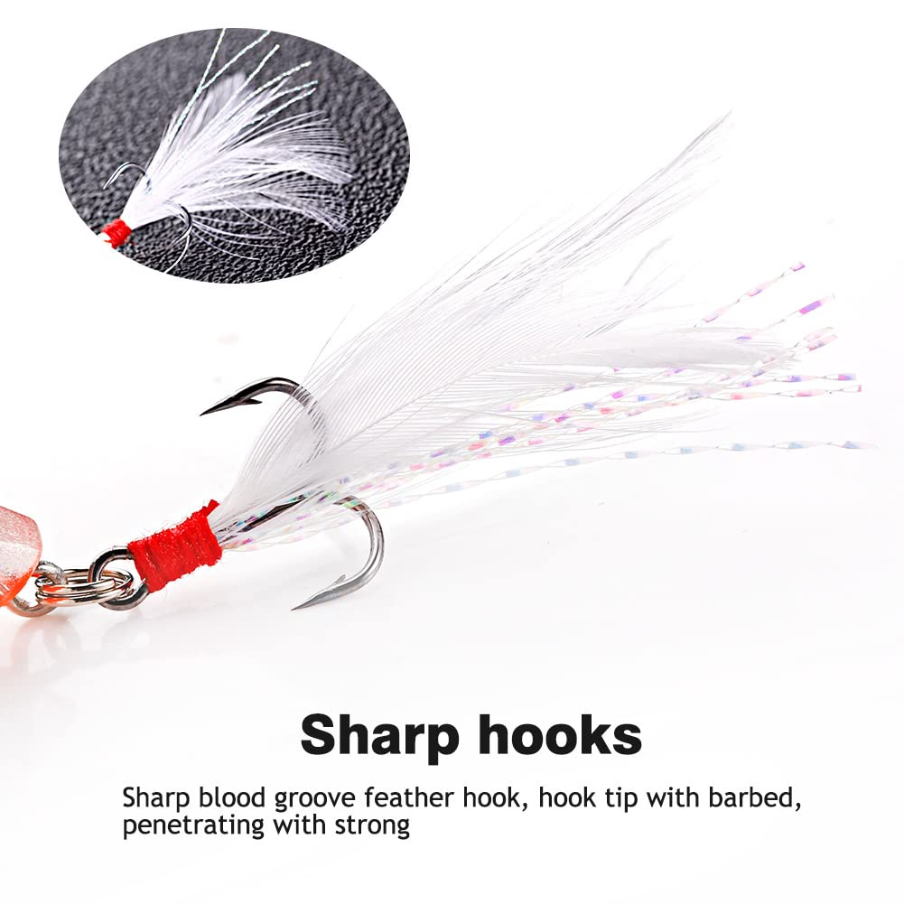 Sougayilang Fishing Lures for Bass Trout Multi Jointed Swimbaits Slow Sinking Bionic Swimming Lures Bass Freshwater Saltwater Bass Lifelike Fishing Lures Kit-6PCS 4