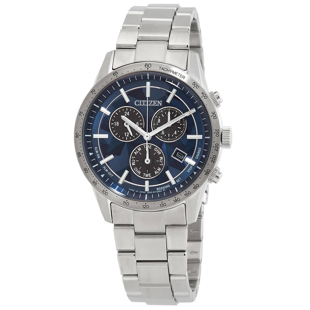 Citizen Eco-Drive Perpetual Chronograph Blue Dial Mens Stainless Steel Watch Bl5590-55L, Modern (B0CVPD9KZT) Amazon Price History, Amazon Price Tracker