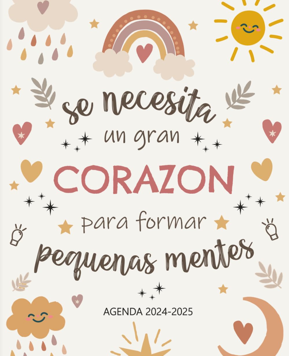 Agenda Maestra 2024 2025: Regalo profesora infantil primaria | grande planificador semanal y mensual | una semana en dos páginas | 12 meses | cuaderno del profesor 2024/2025