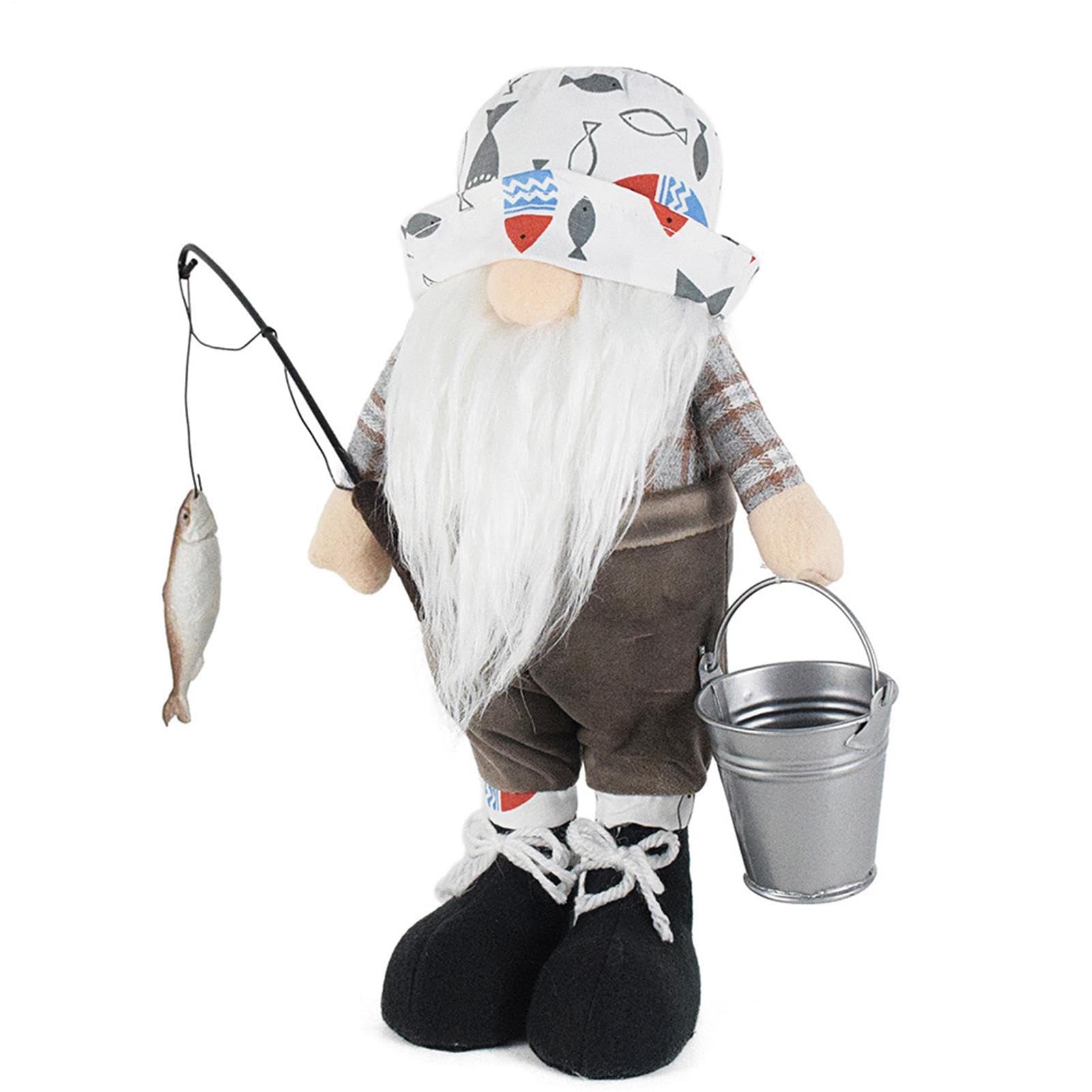 Tomte suédoise sans visage pour plateau à étages et décoration de fête