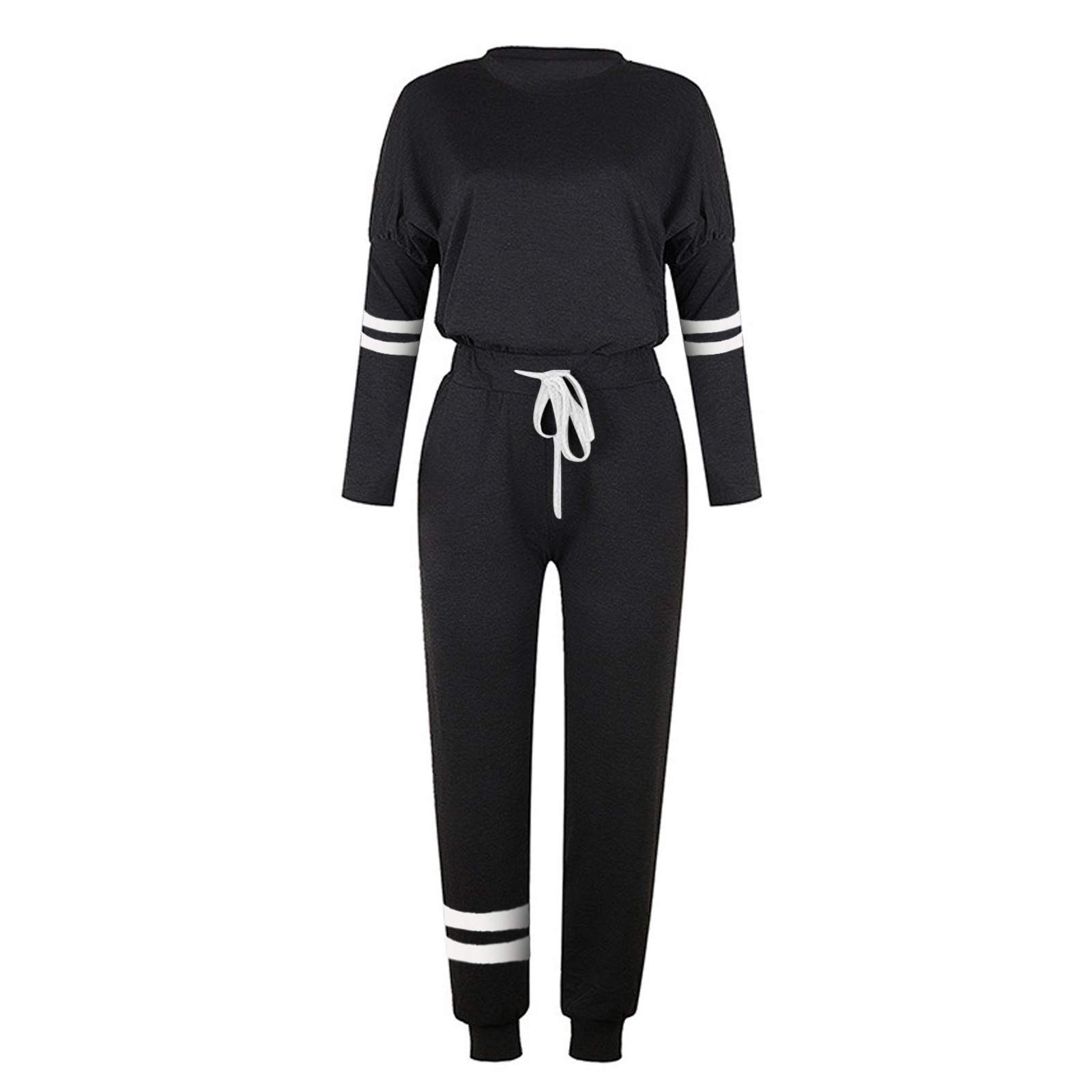 Generic Conjunto Chándal Mujer Deporte Verano Tendencia Bolsillo Deportes Bolsillos Chaquetas Clasic Algodón Con Cremallera Barato Algodón Conjunto Mujer Casual 2 Piezas Deportes