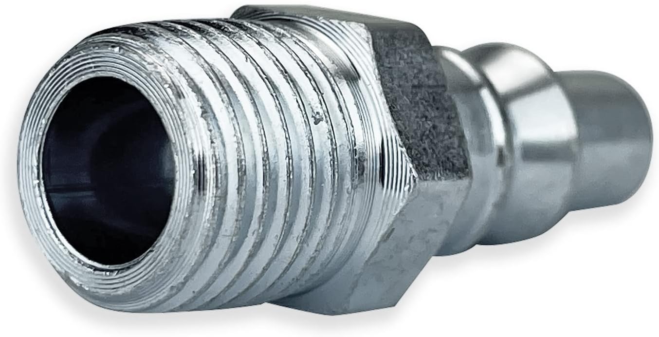 5 ARO Style 1/4" NPT Male Coupler Nipples for Shop Air Line Hose Tools by TYK Industries