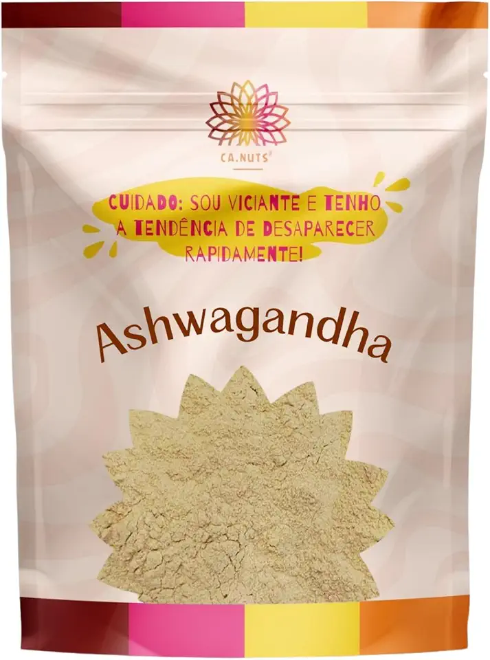 Ginseng Indiano (Aswh.) em pó Premium Ca.nuts | Natural Imp. (500g)