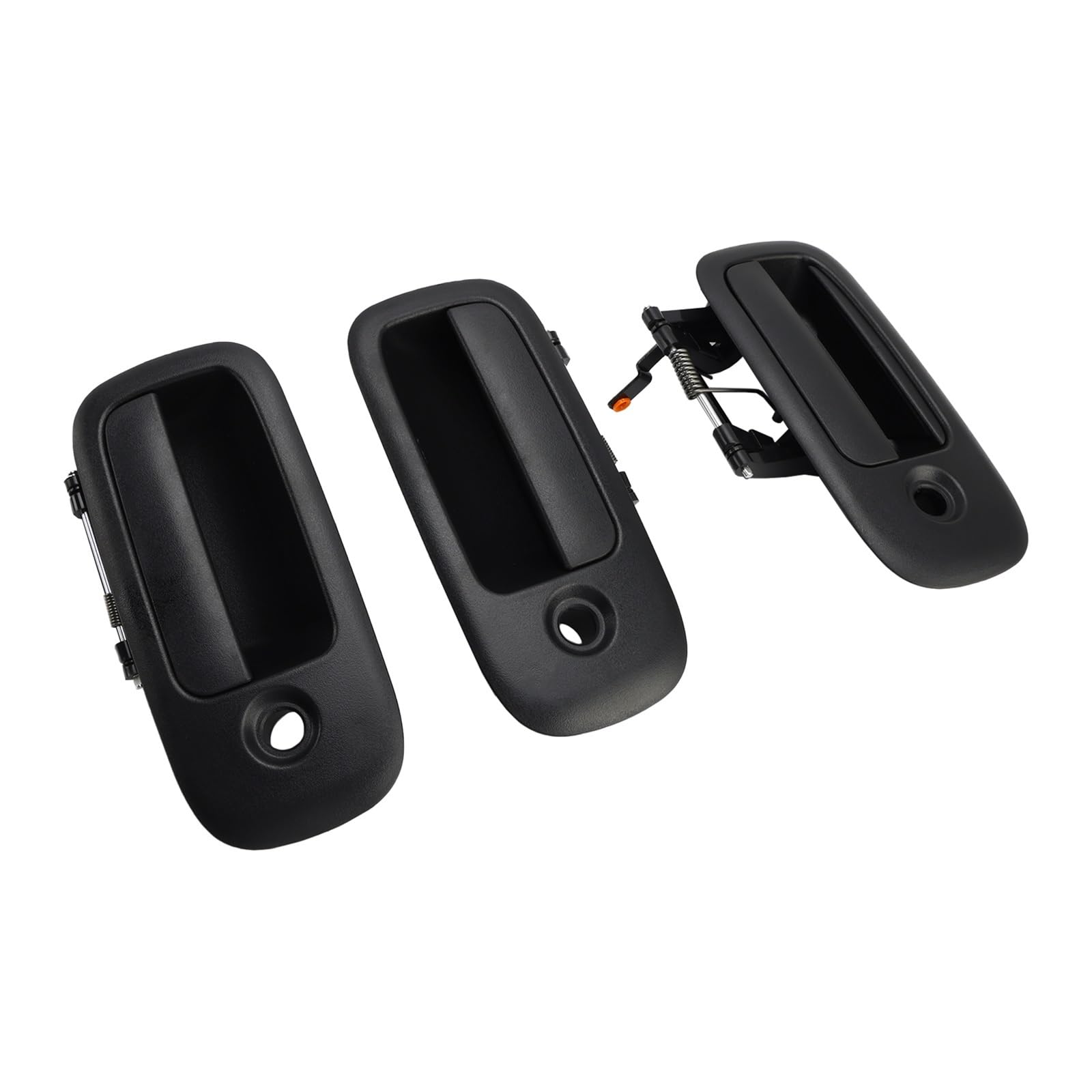 FNCVTM Sliding Exterior Handle 3PCs Front Exterior Door Handle Set for Chevrolet for Express 1500 2500 1996-2009