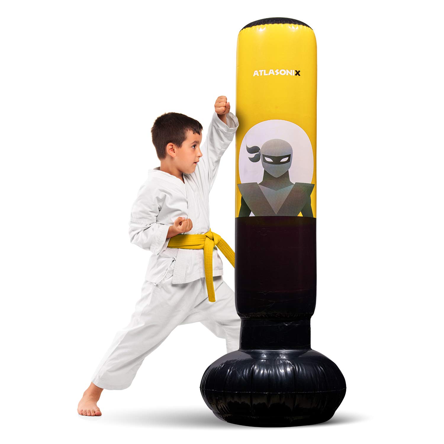 Punching Bag for kids boys girls 3 4 5 6 7 8 9 10 11 12 years old birthday gifts boxing bag inflatable toys karate equipment bounce dummy man toy