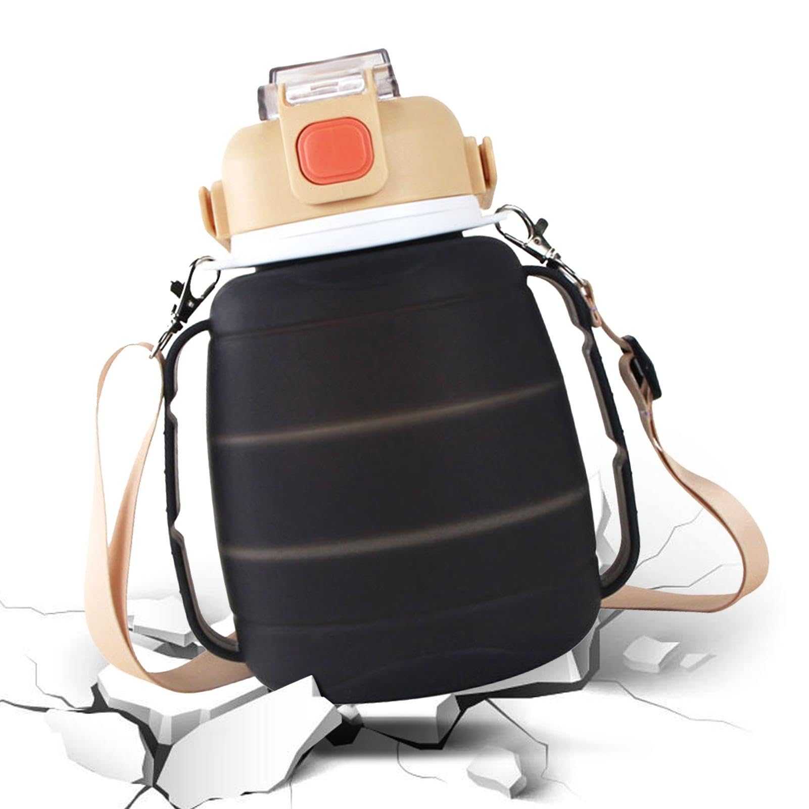 Faltbare Wasserflaschen für Reisen | 1250 ml faltbare Wasserflasche aus