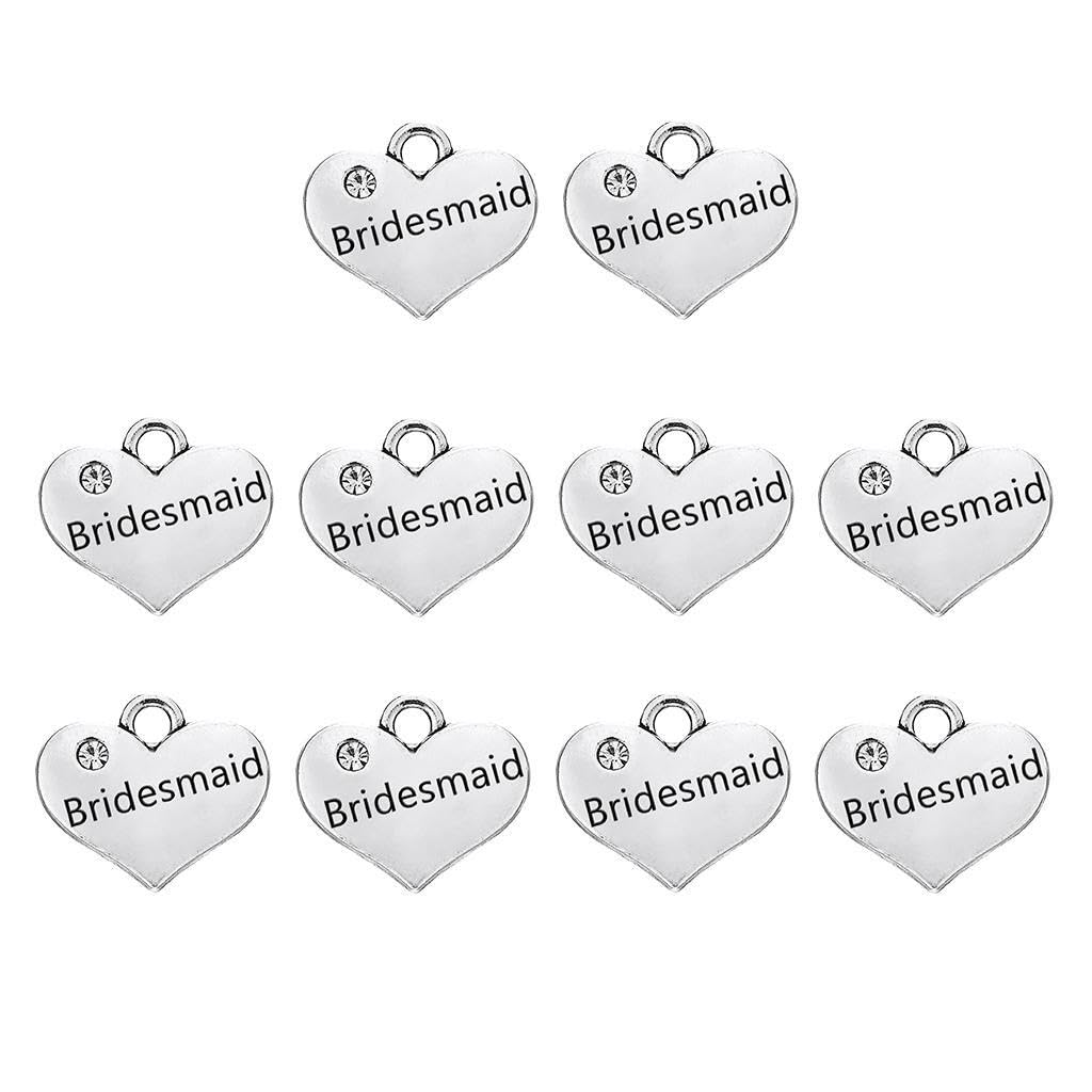 AMSLSIU Jewelry Making Charms Pendant Artful Embellishment Rhinestone Inlaid Necklace Bracelets Beads Ornaments Elevate Any Creeative Crafting Plated Earrings