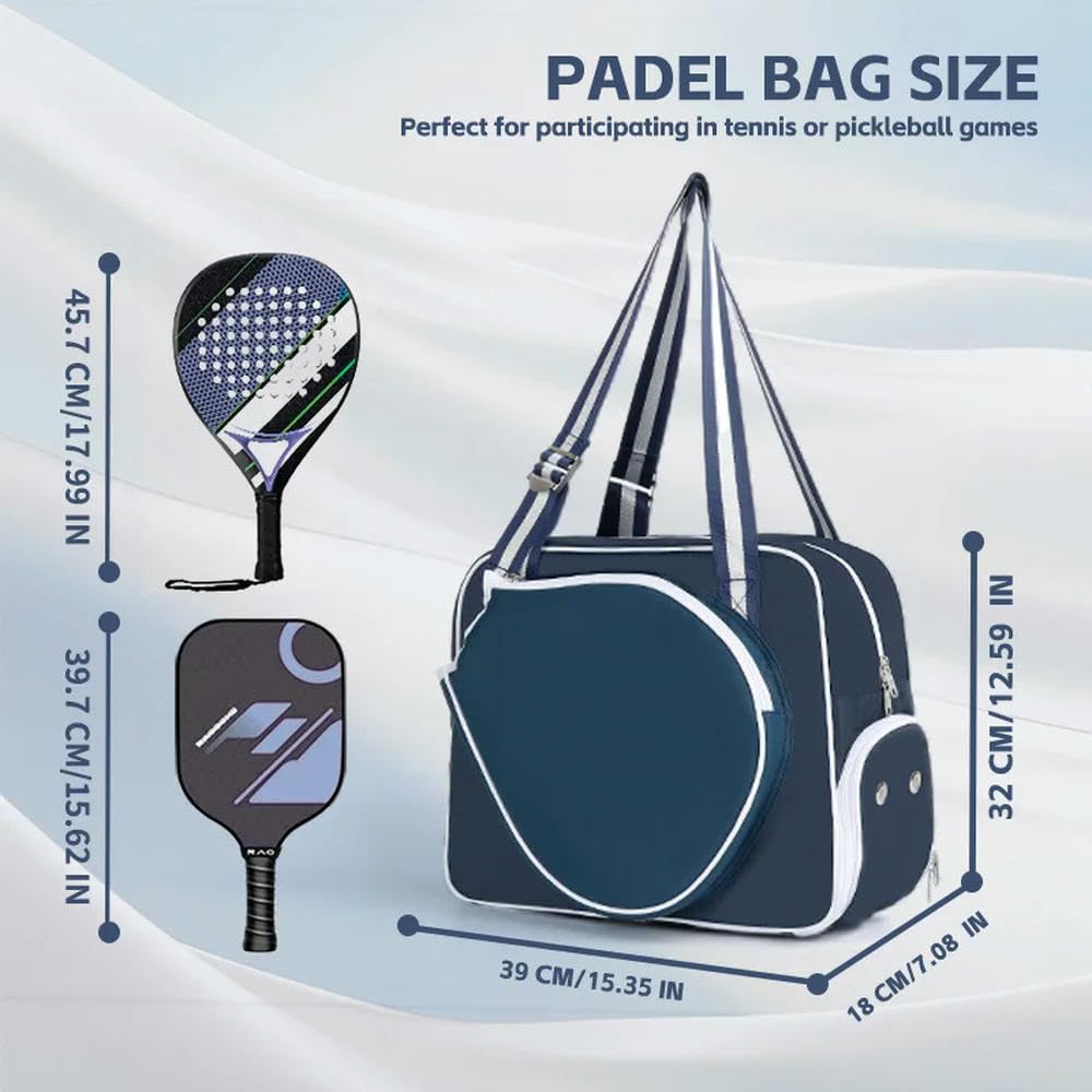 JCVBN - Borsa da donna impermeabile, confezione da 2, per pickleball, racchetta, racchetta, da spiaggia, tennis, racchetta da paddle