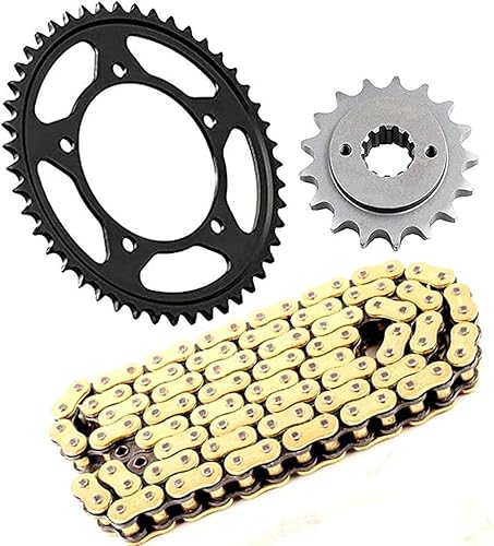 Generic Kit de cadena y piñón de repuesto para BMW F 650 GS ABS 2000-2007