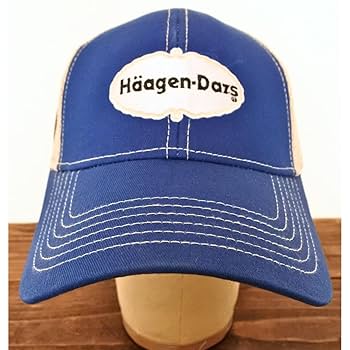 Häagen-Dazs 紫色 刺繍ロゴキャップ　ハーゲンダッツ Häagen-Dazs 紫色 刺繍ロゴキャップ ハーゲンダッツ - メルカリ