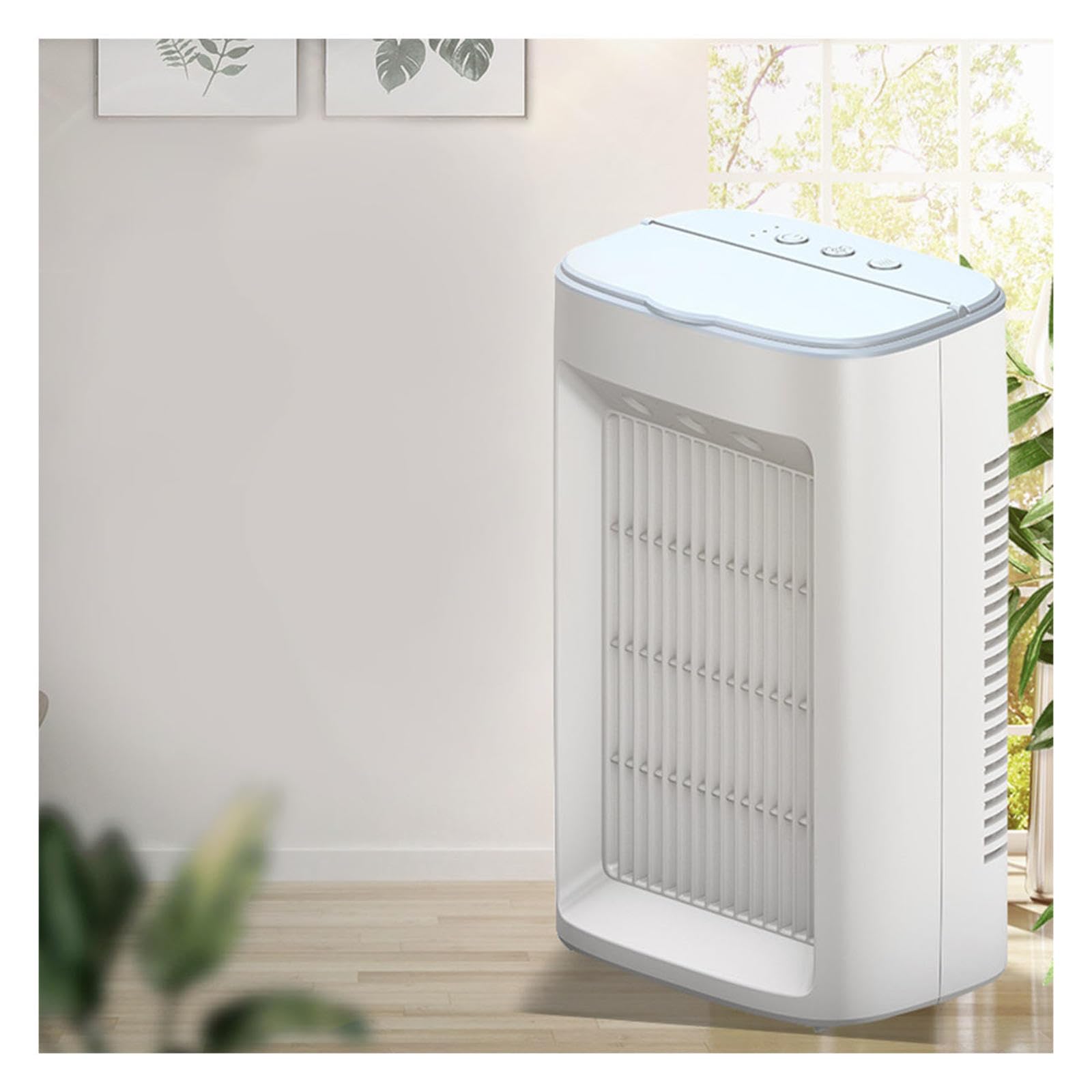 LIPJIA Air Cooler,Air Conditioner Fan Mini USB Three-Speed Wind Powerful Air Cooler Professional Quiet Air Con for Home for Office Home Dorm Etc