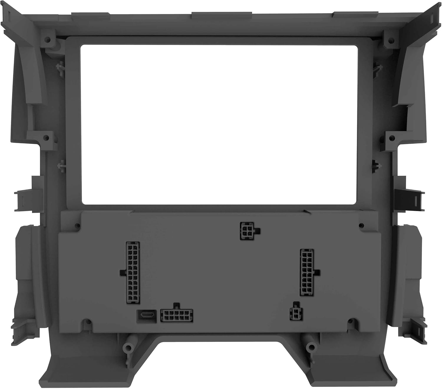 Rear view of Metra 99-7821B dash kit showing connectors
