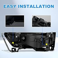 Vista 8 de Luces antiniebla aptas para Honda Accord 2014 2013 2015 4 puertas sedán luces antiniebla con bombillas halógenas e interruptor y kit de cableado