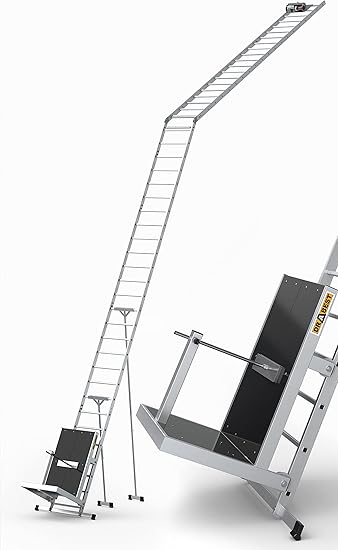 DRABEST Ladder Hoist For PV Modules Roof tile lifter ladder with ...