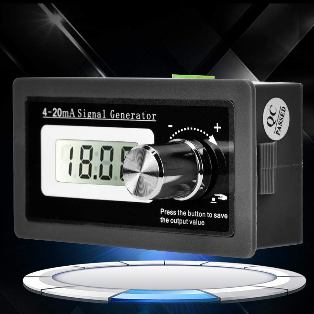 Nikou Générateur de Signal de boucle de courant 4-20mA haute précision LCD transducteur à deux fils Test transducteur de Signal de courant