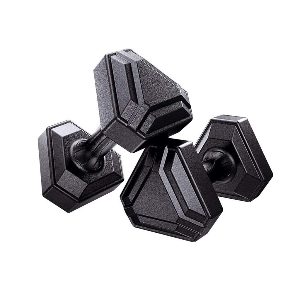 TiffyDance 2pcs Tribell Dumbbell Men's and Female Beginner Home Gym Aerobics Thin Arm Bodybuilding Pilates Yoga Exercise Fitness Equipment Sporting Goods PVC Weightlifting Dumbbells (Size : 3kg*2)