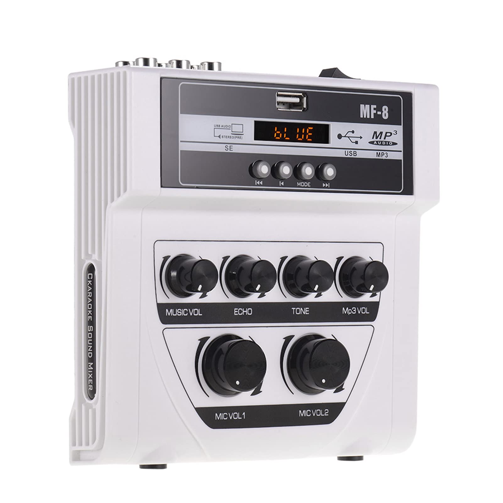 Buy Mixer,MF8 Mini Karaoke Sound Audio Mixer Stereo Echo Mixers Dual