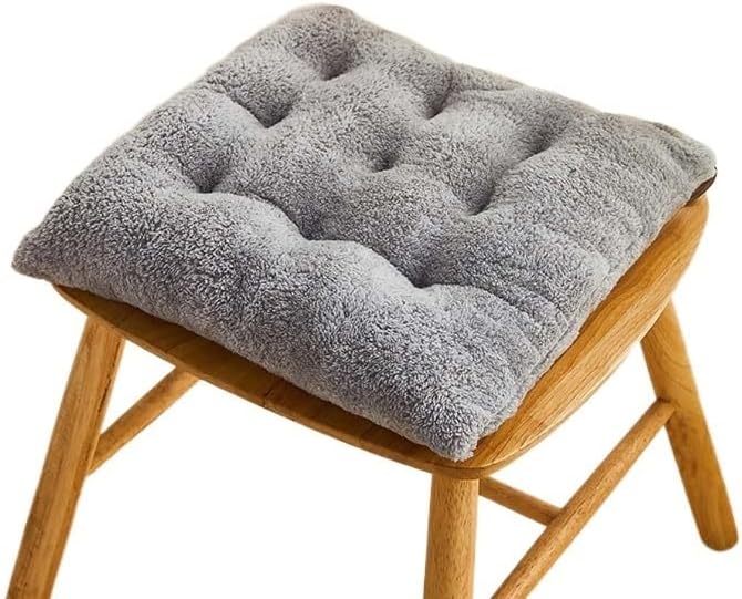 Miniatura 5 de seat Cushion Cojín Cuadrado De Felpa para Decoración Del Hogar, Alfombrilla Suave Y Cálida para Silla De Comedor, Oficina, Estudiante, 404550cm Foam