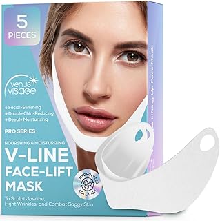 Double Chin Reducer V Line Lifting Mask Chin Up Patch Neck Lift Tape Face Slimmer Patch Chin Mask For Firming and Tightening Skin