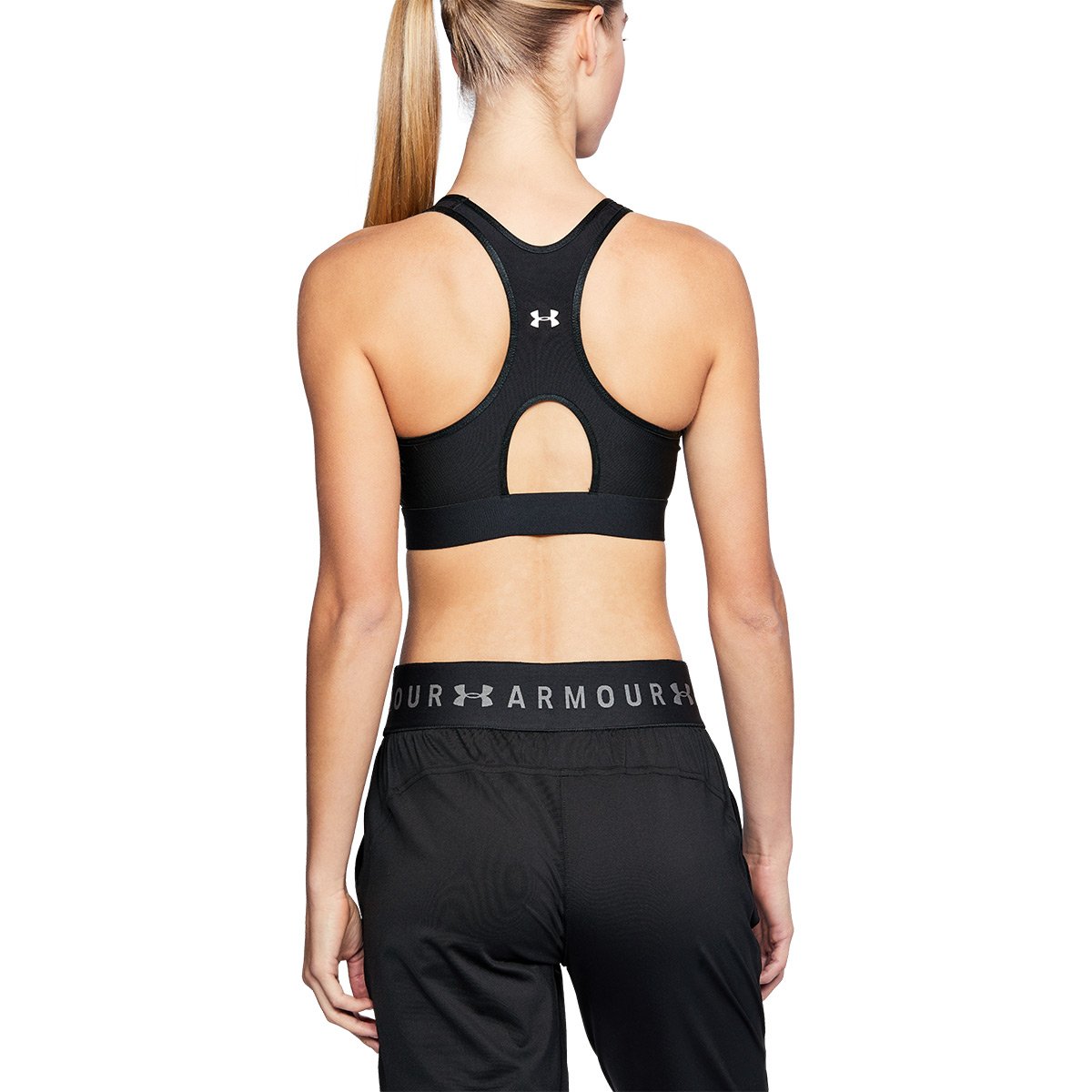 Under Armour Mid Keyhole, Sujetador deportivo Mujer