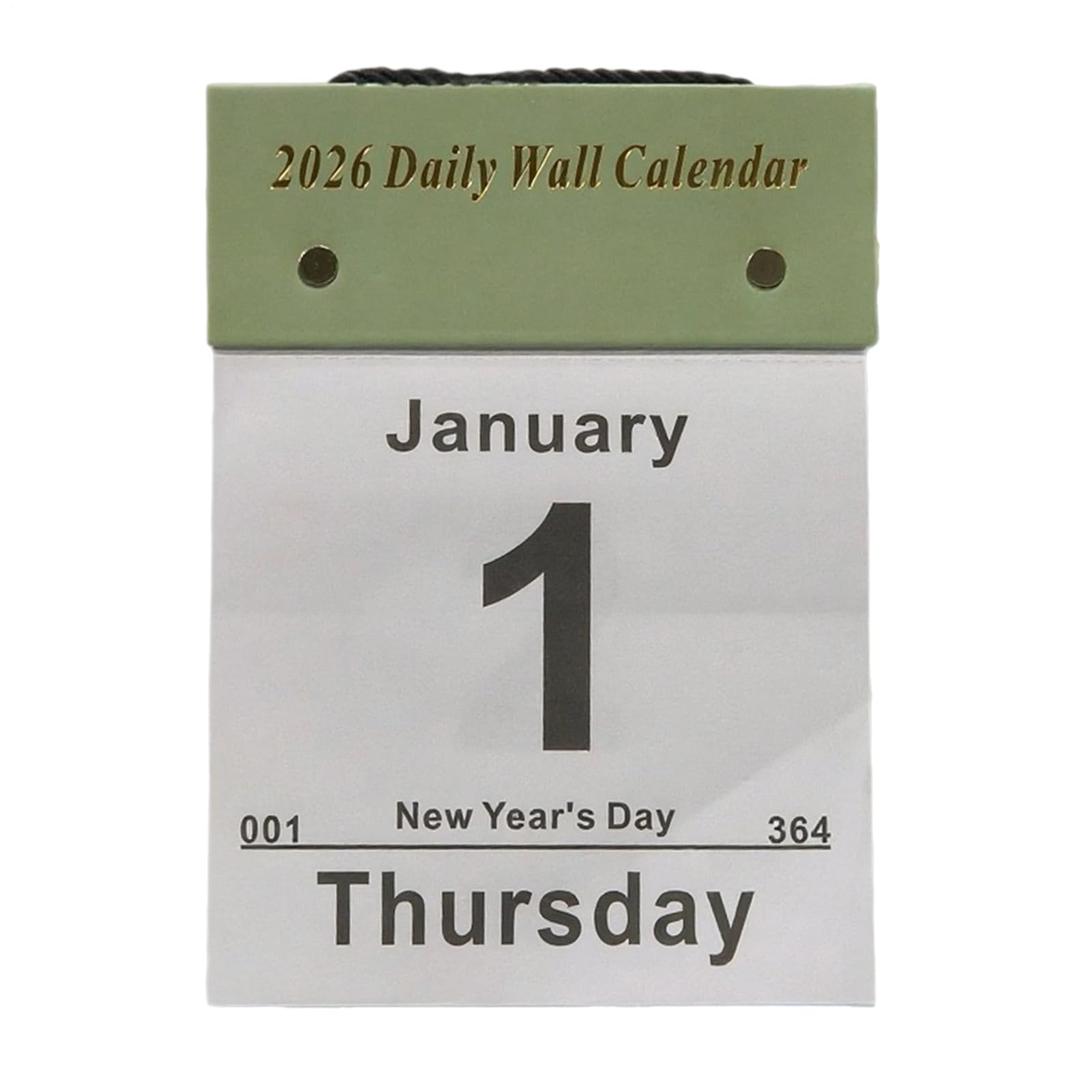 2026 Calendario Giornaliero Agenda Organizer Planner E Ornamento Staccabile | Calendario Giornaliero Da Parete Moderno per Studenti Adulti Insegnanti Soggiorno Camera da Dormitorio