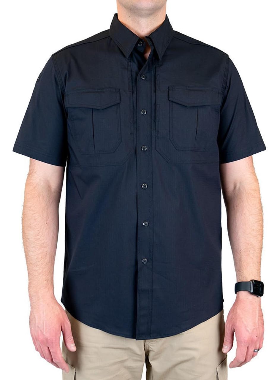  Men's Short Sleeve Battle Rattle Stretch Field Shirt for Men - Tactical Ripstop Uniform Shirt with Stretch Fit
| LAPG M
