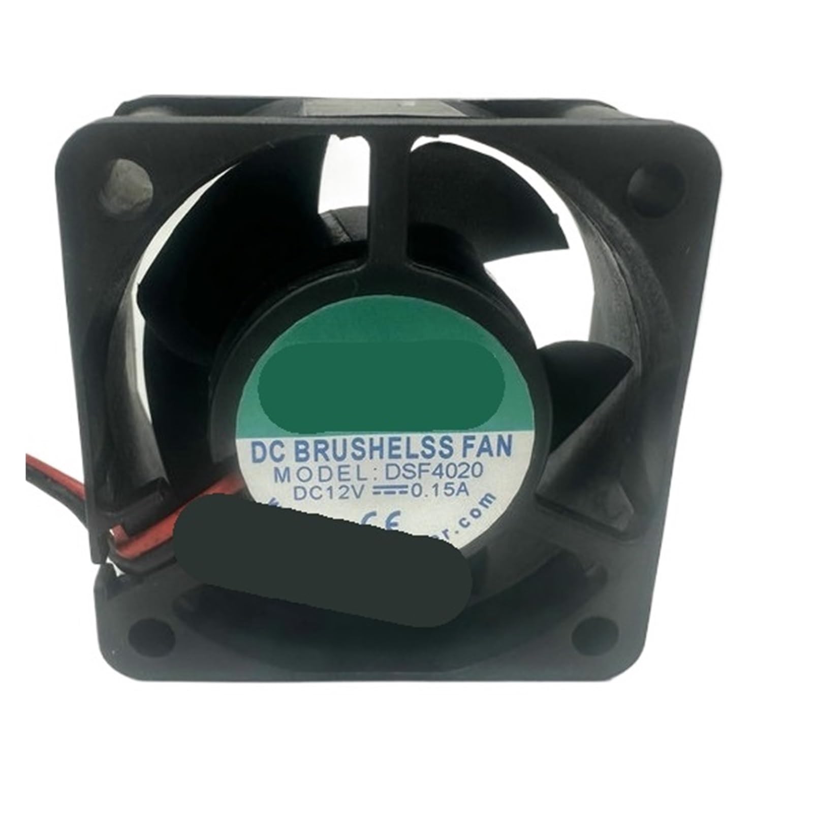 Ventilador de refrigeración de 12V CC y 40x40x20mm con cable doble DSF4020
