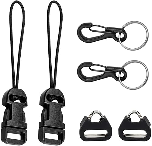Correa de liberación rápida para cámara, hebillas ajustables de liberación rápida para Nikon DSLR, correa de liberación rápida, clips de bucles QD,
