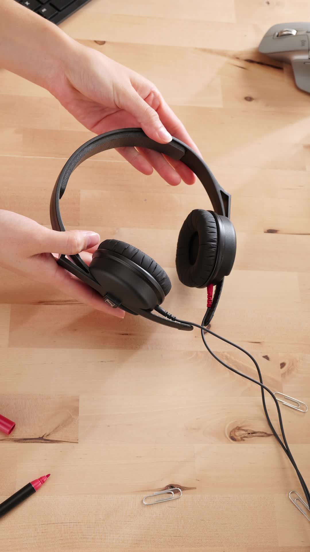 Sennheiser HD 25 LIGHT Leichter On-Ear DJ & Monitoring Kopfhörer