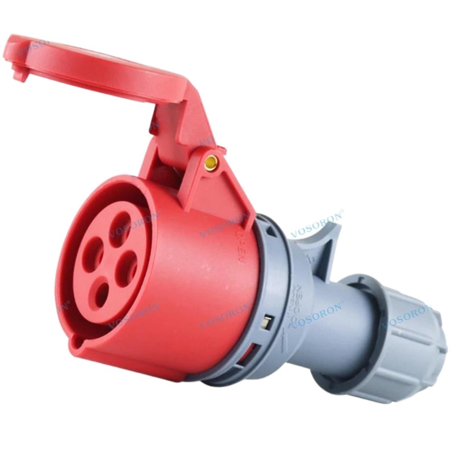 Prise industrielle IEC309-2 IP44 3P+E femelle rouge AC 380V-415V