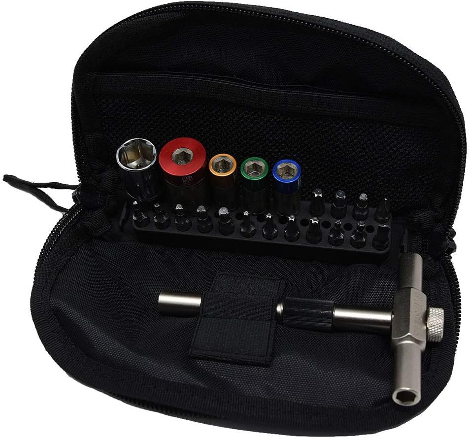 Fix It Sticks FISTLS11-MTD 65, 45, 25, 15 Inch Lbs Torque Limiter Kit with 16 Bit Drivers with Modular T-Drive in Zippered Deluxe Case : Sports & Outdoors