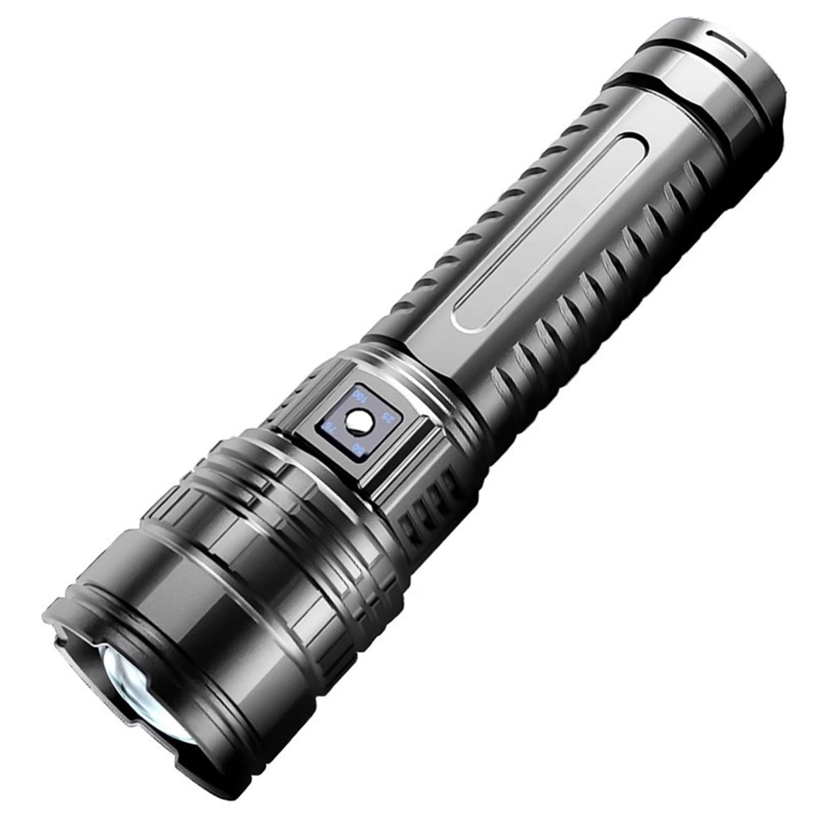 Rechargeable Torch, 20000W LED Flashlight USB Rechargeable Flash Light High Power Flashlights Zoom Lantern Long Shot COB Torch for Camping,Hiking